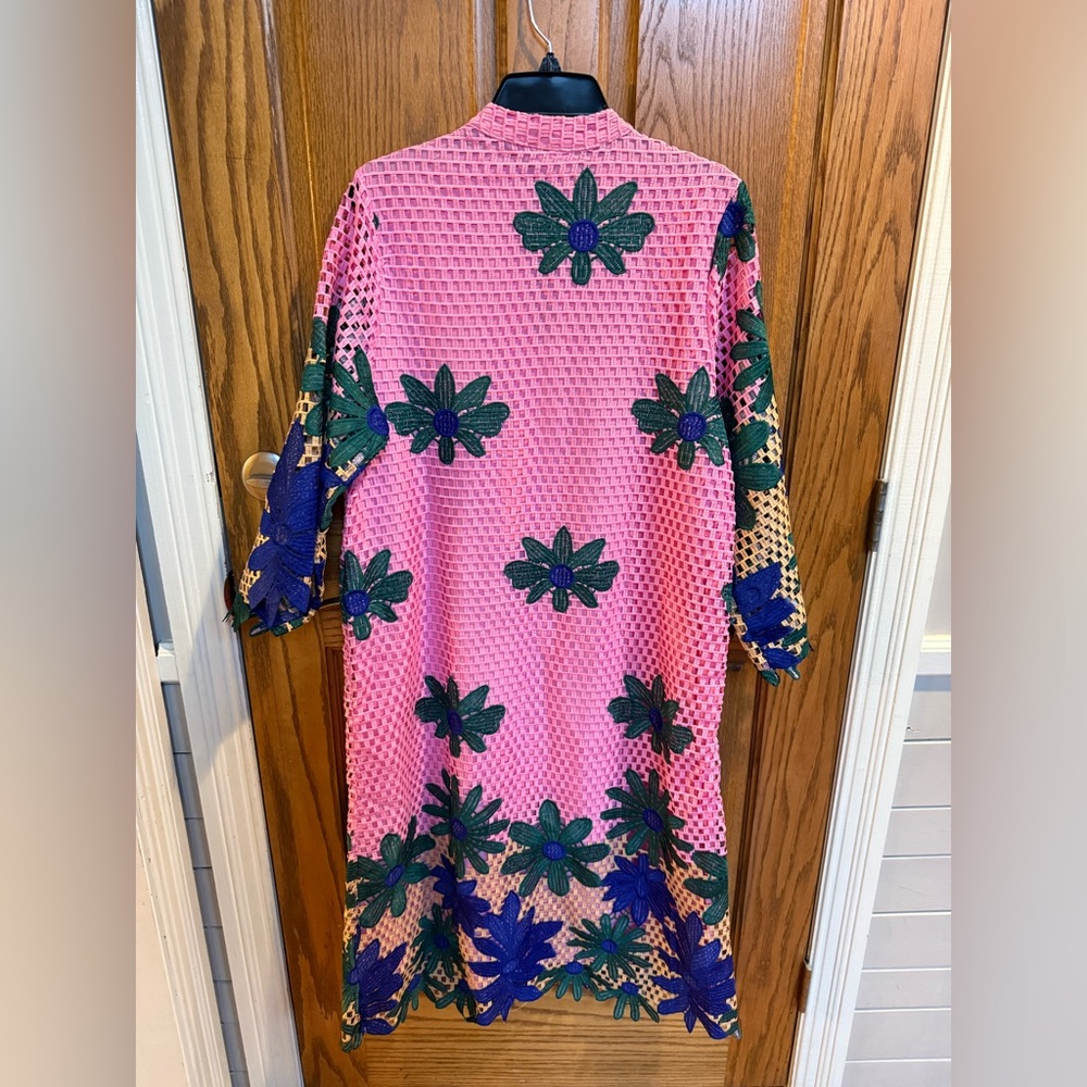 J. Marie Emery Lace Midi Kaftan Dress Size XS - Picture 4 of 6